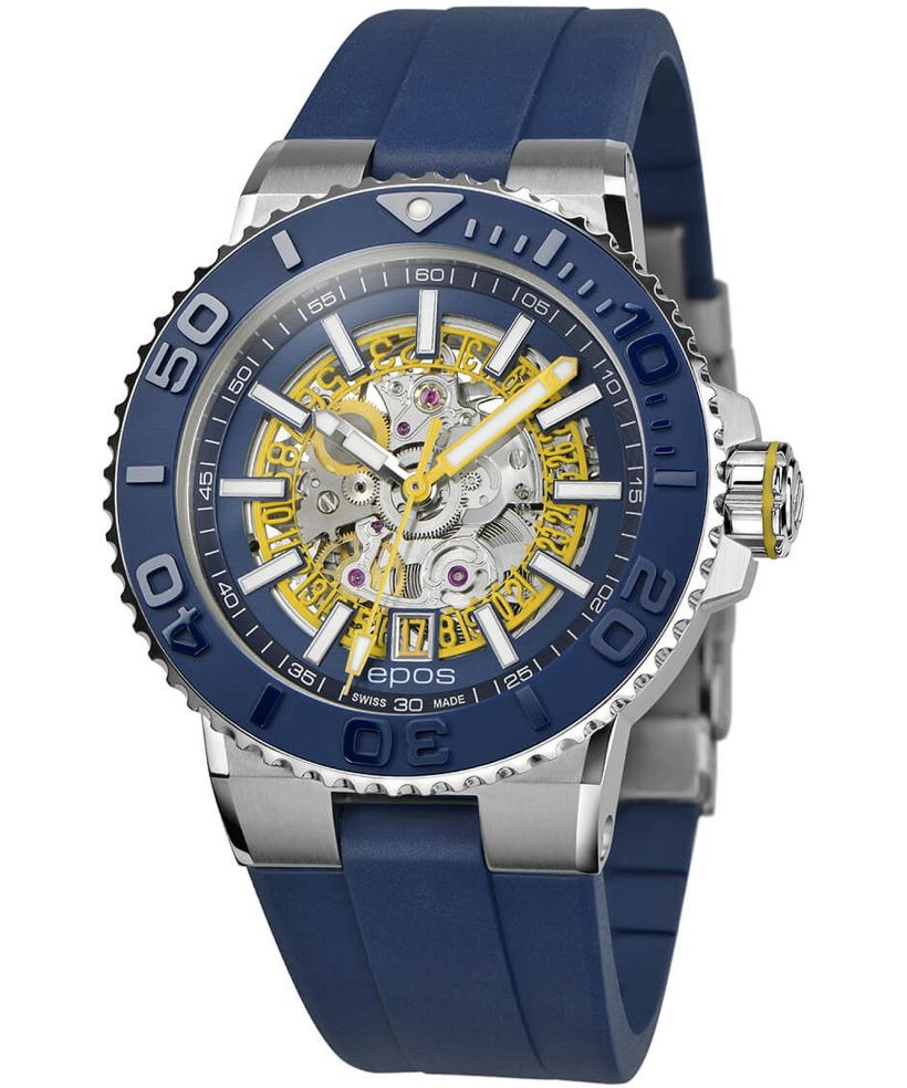 Годинник Чоловічий Epos Sportive Diver Skeleton Automatic