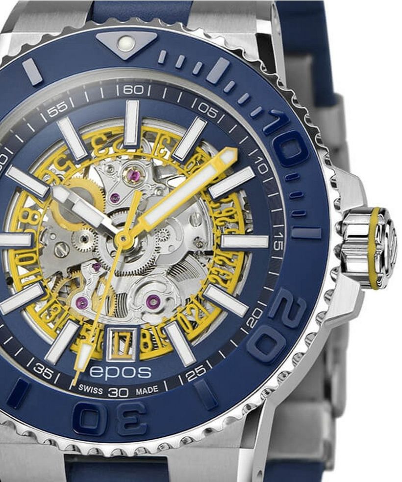 Годинник Чоловічий Epos Sportive Diver Skeleton Automatic