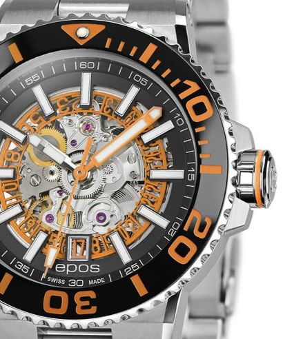 Годинник Чоловічий Epos Sportive Diver Skeleton Automatic