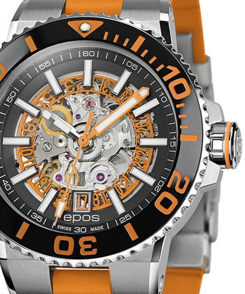 Годинник Чоловічий Epos Sportive Diver Skeleton Automatic