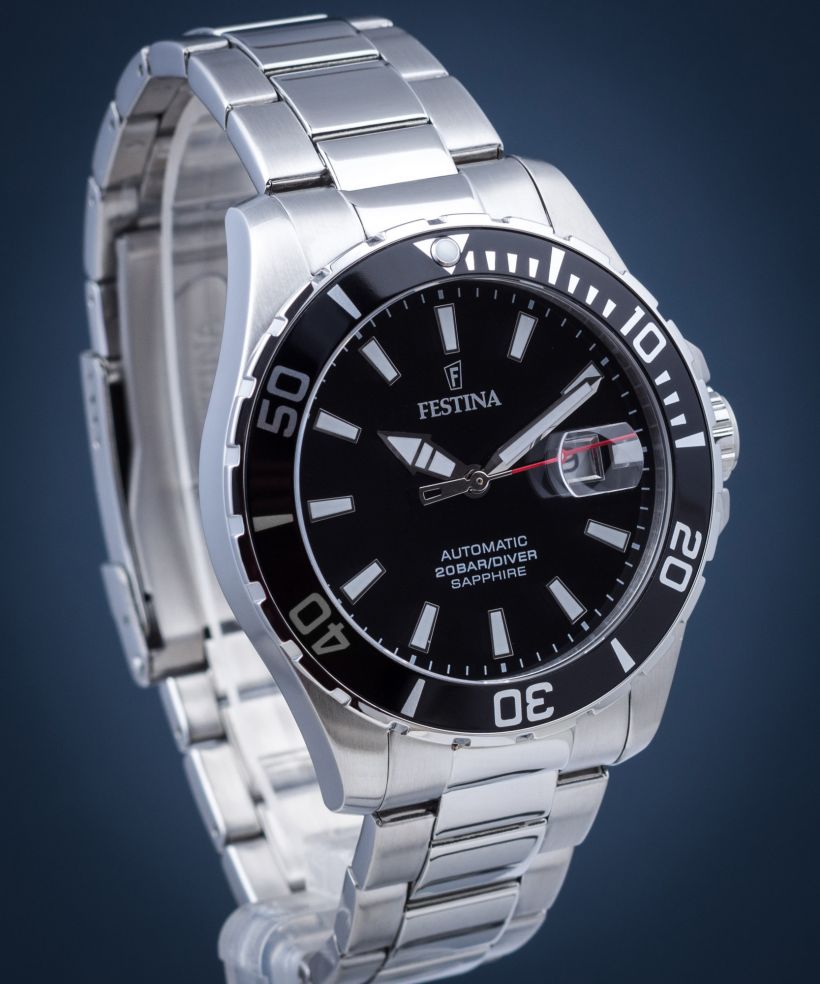 Годинник Чоловічий Festina Diver Sapphire Automatic