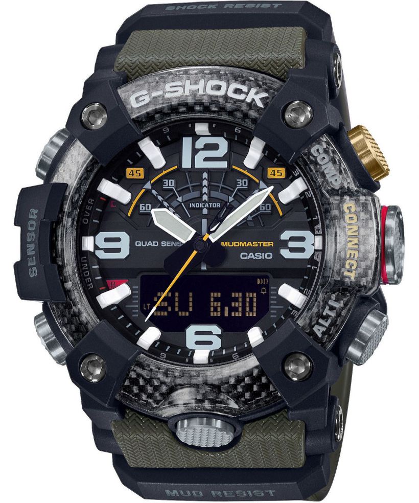 Годинник Чоловічий Casio G-Shock Master of G Mudmaster Carbon Core Guard Quad Sensor Bluetooth Sync