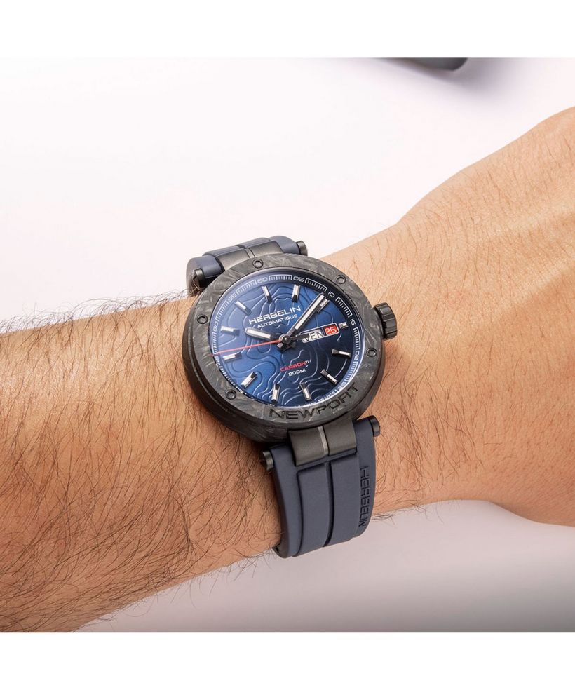 Годинник Чоловічий Herbelin Newport Carbon Titanium Automatic