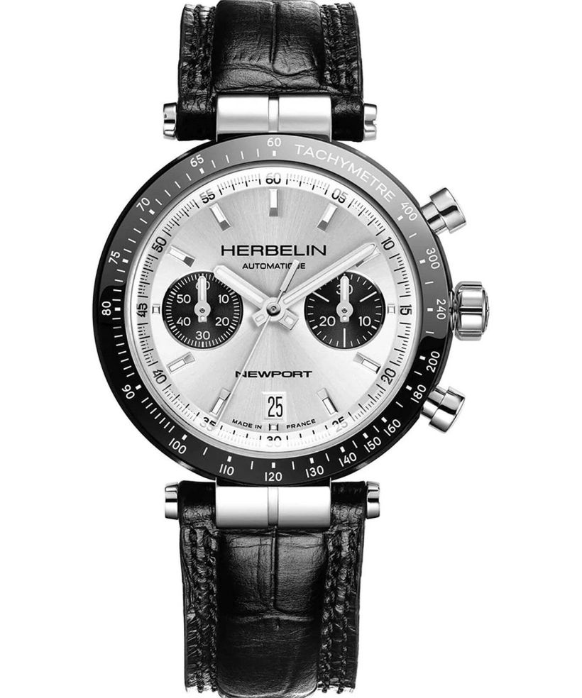 Годинник Чоловічий Herbelin Newport Heritage BI-COMPAX Panda Automatic Chronograph