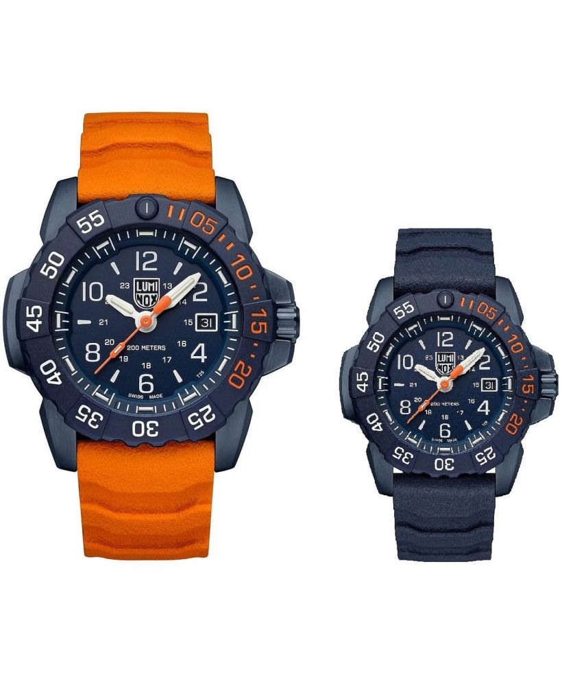 Годинник Чоловічий Luminox Navy SEAL Foundation 3250 Back To The Blue SET