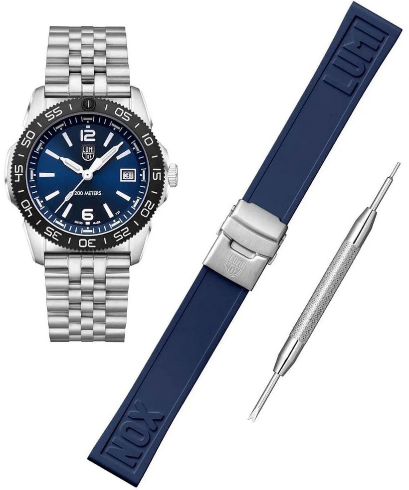 Годинник Чоловічий Luminox Pacific Diver Ripple 3120M Series SET
