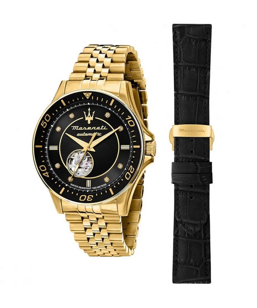 Годинник Чоловічий Maserati Sfida Open Heart Automatic SET
