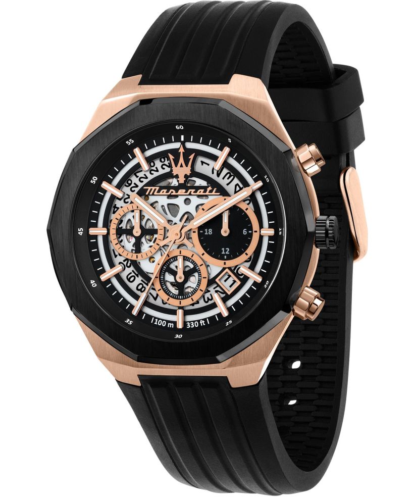 Годинник Чоловічий Maserati Stile Skeleton Chronograph
