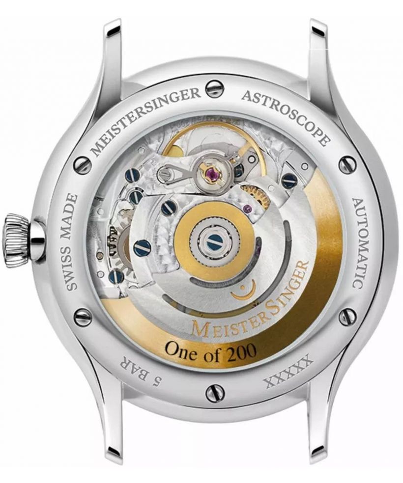 Годинник Чоловічий Meistersinger Astroscope Black/Yellow Automatic Limited Edition