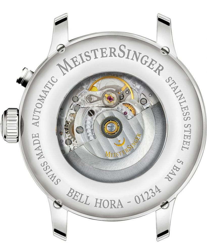 Годинник Чоловічий Meistersinger Bell Hora Medium Blue with Gold