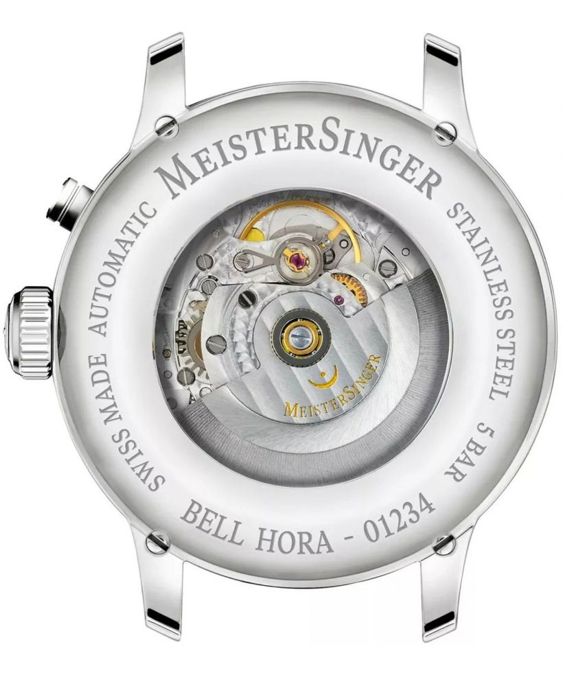 Годинник Чоловічий Meistersinger Bell Hora Medium Blue with Gold