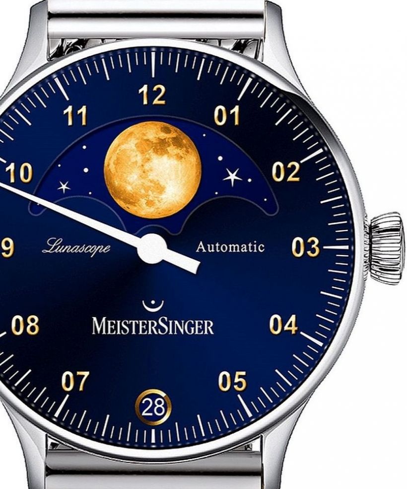Годинник Чоловічий Meistersinger Lunascope Automatic