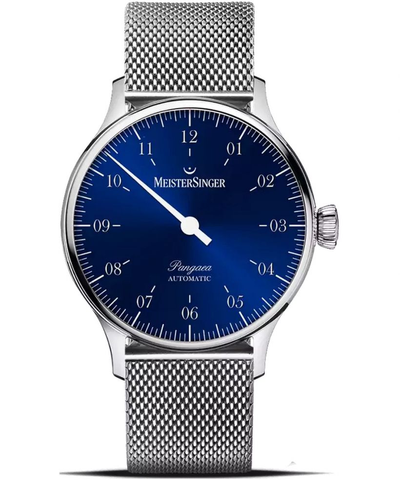 Годинник Чоловічий Meistersinger Pangaea Sunburst Blue Automatic