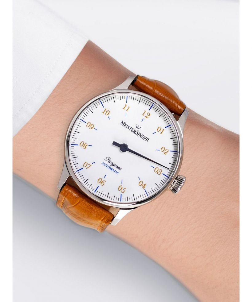 Годинник Чоловічий Meistersinger Pangaea White Automatic