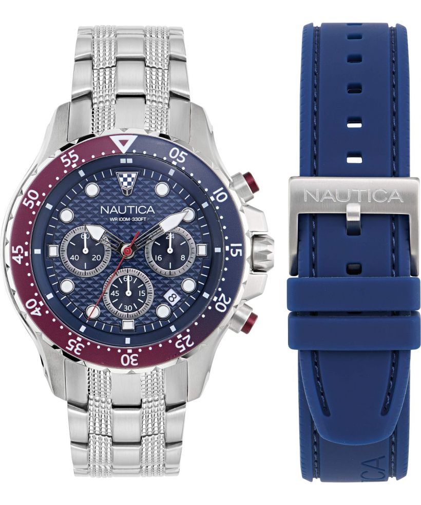 Годинник Чоловічий Nautica Sporty Chronograph SET