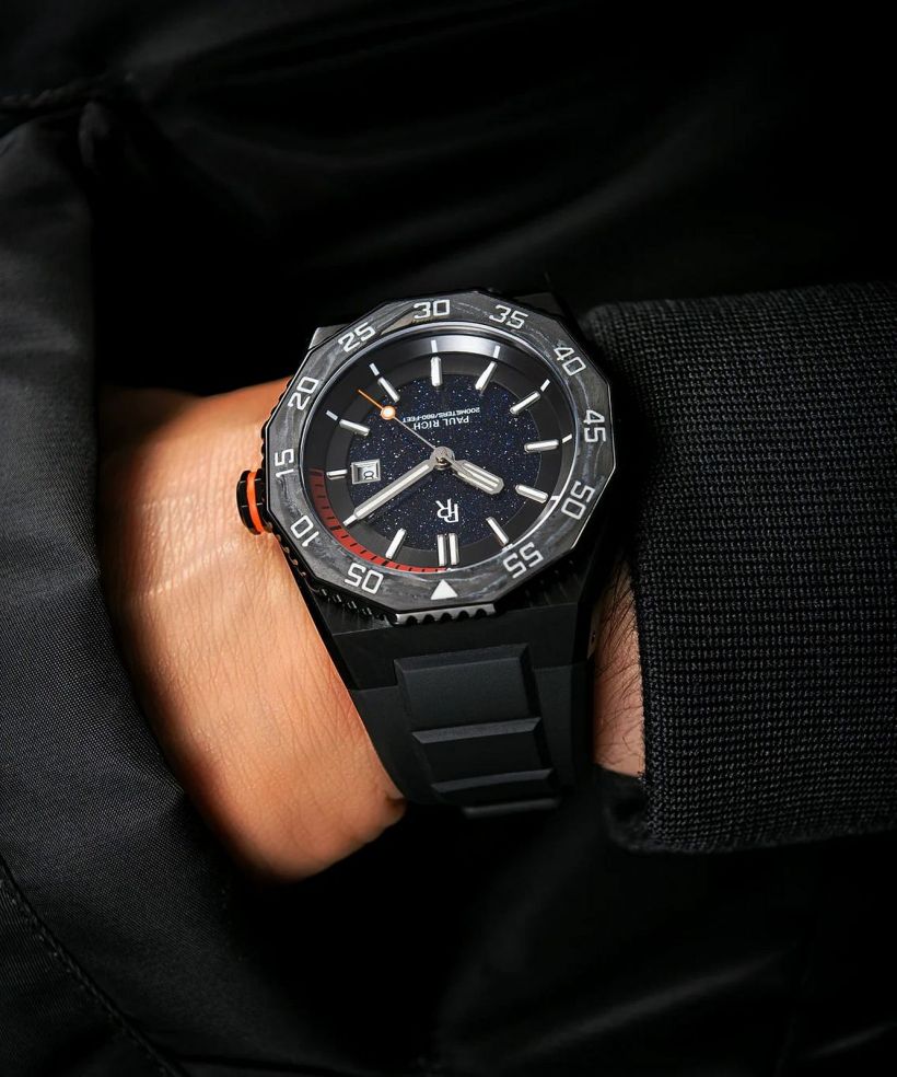 Годинник Чоловічий Paul Rich Aquacarbon Pro Shadow Black Aventurine