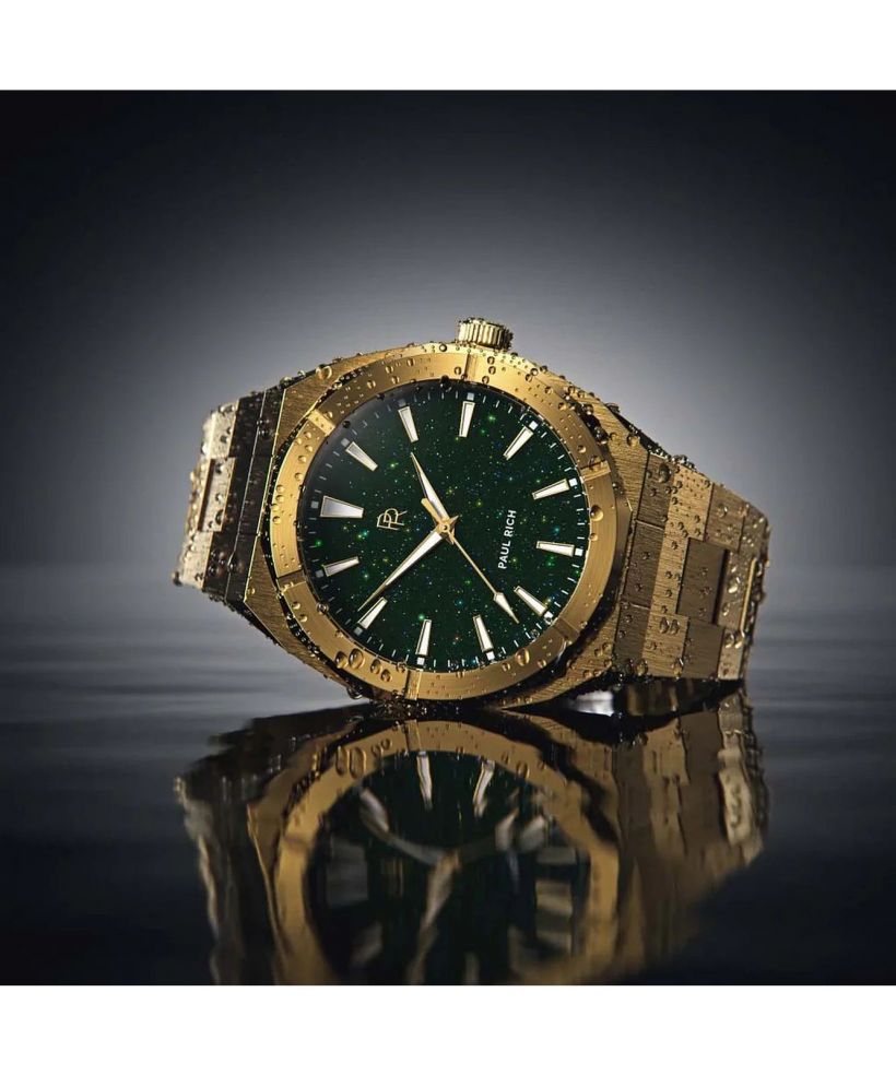 Годинник Чоловічий Paul Rich Star Dust Green Gold 42