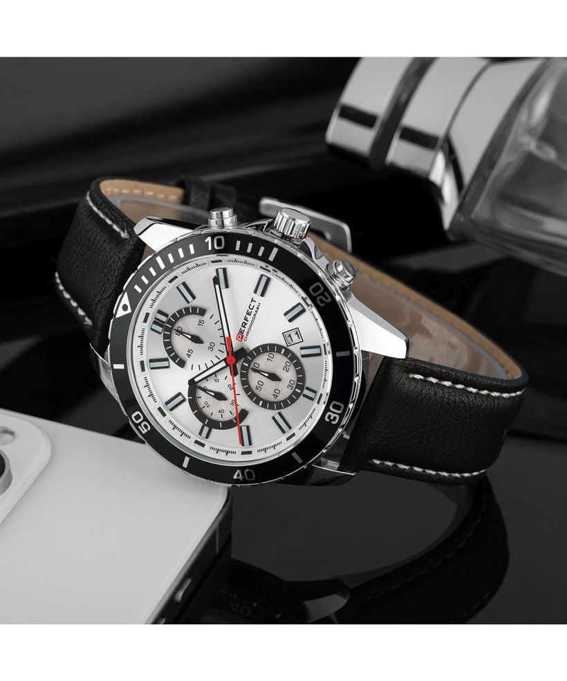 Годинник Чоловічий Perfect Classic Chronograph
