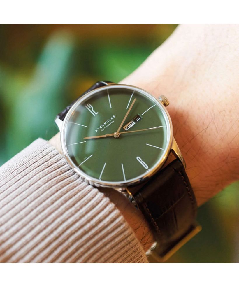 Годинник Чоловічий Sternglas Berlin Olive Green