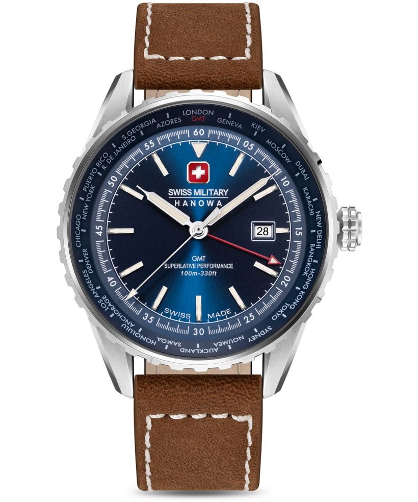 Годинник Чоловічий Swiss Military Hanowa Afterburn GMT