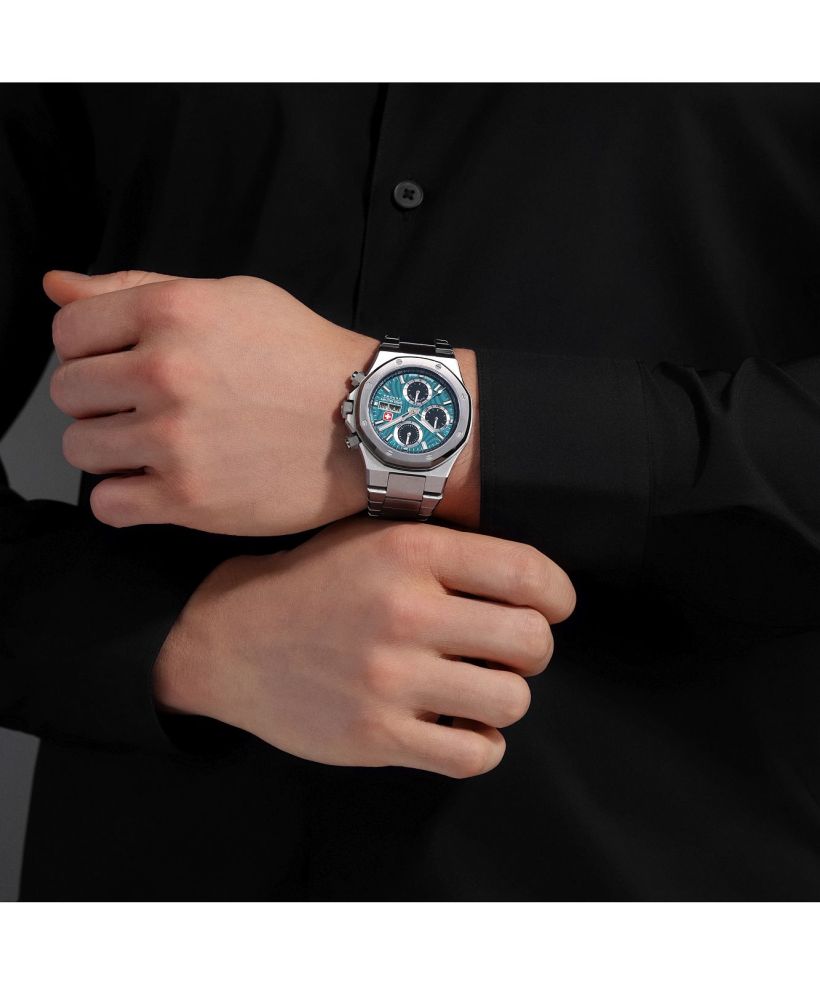 Годинник Чоловічий Swiss Military Hanowa Damask Legends Icewater Automatic Chronograph