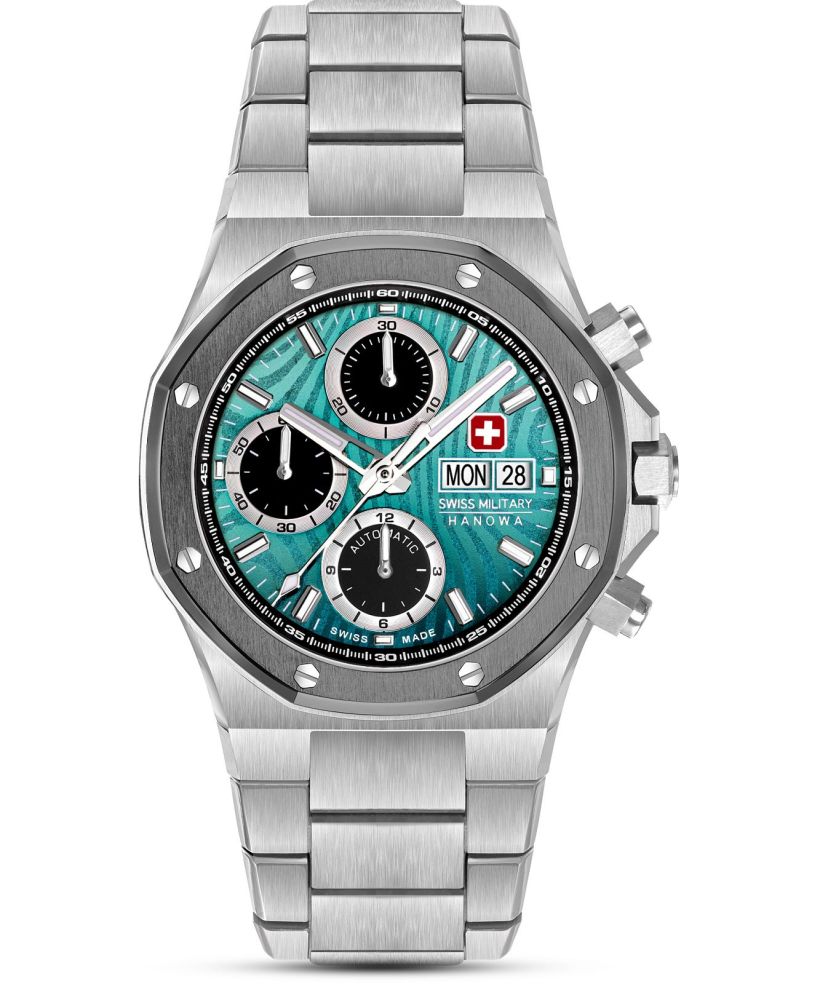 Годинник Чоловічий Swiss Military Hanowa Damask Legends Icewater Automatic Chronograph