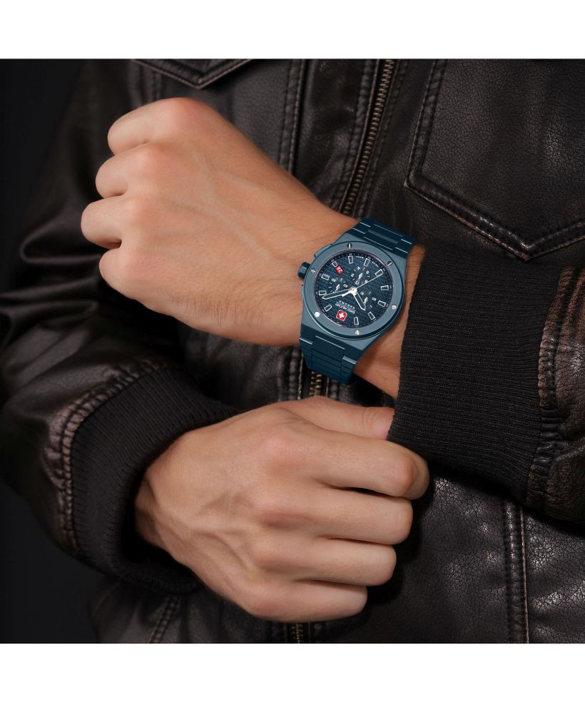Годинник Чоловічий Swiss Military Hanowa Sidewinder Chronograph Ceramic