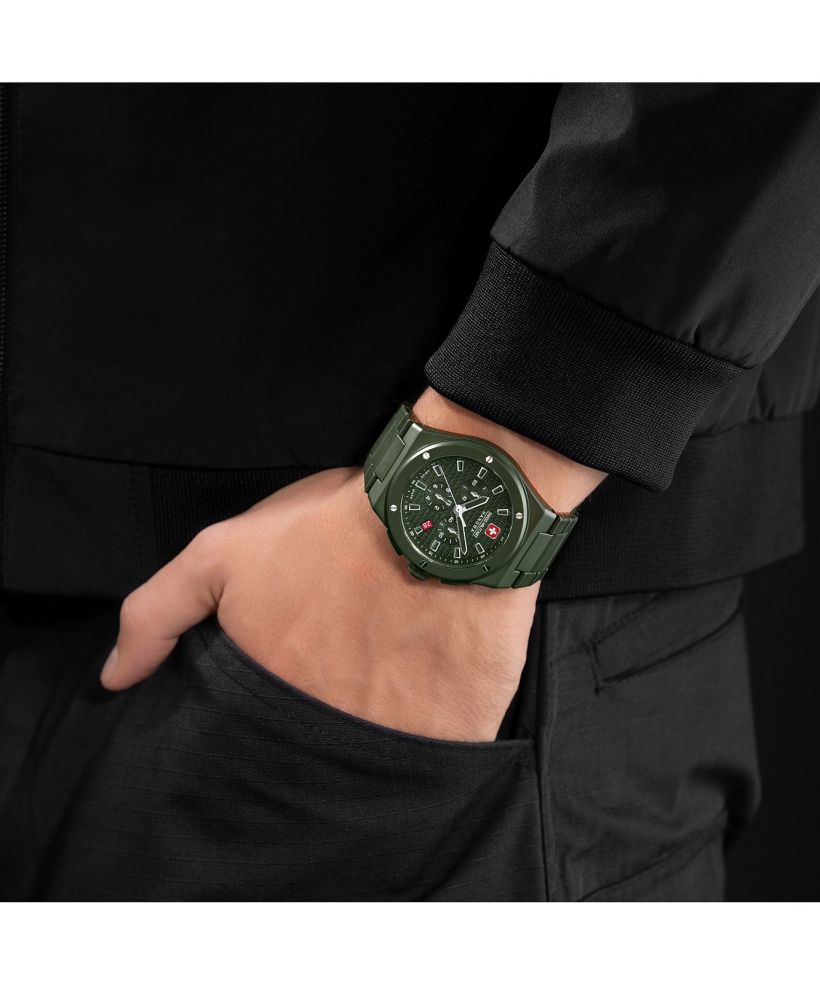 Годинник Чоловічий Swiss Military Hanowa Sidewinder Chronograph Ceramic