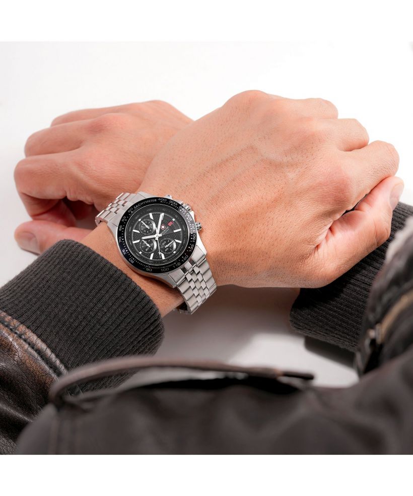 Годинник Чоловічий Swiss Military Hanowa Watchman Chronograph