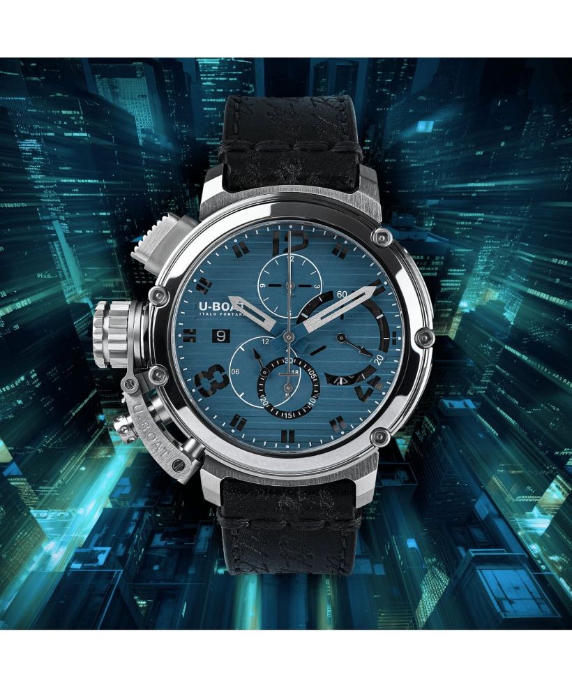 Годинник Чоловічий U-Boat Chimera Chrono SS Blu Limited Edition
