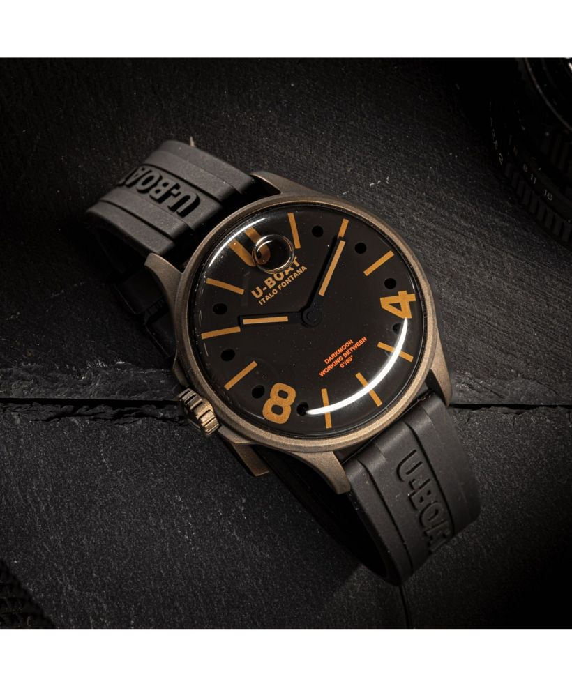 Годинник Чоловічий U-Boat Darkmoon 40mm BK Brown Vintage