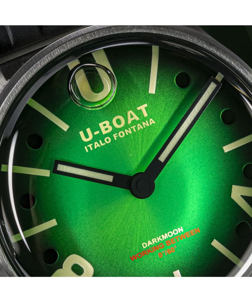Годинник Чоловічий U-Boat Darkmoon 40mm Green SS Soleil