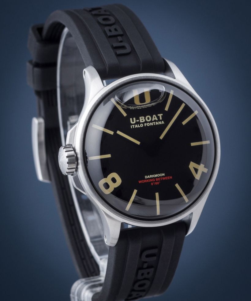 Годинник Чоловічий U-Boat Darkmoon Black SS