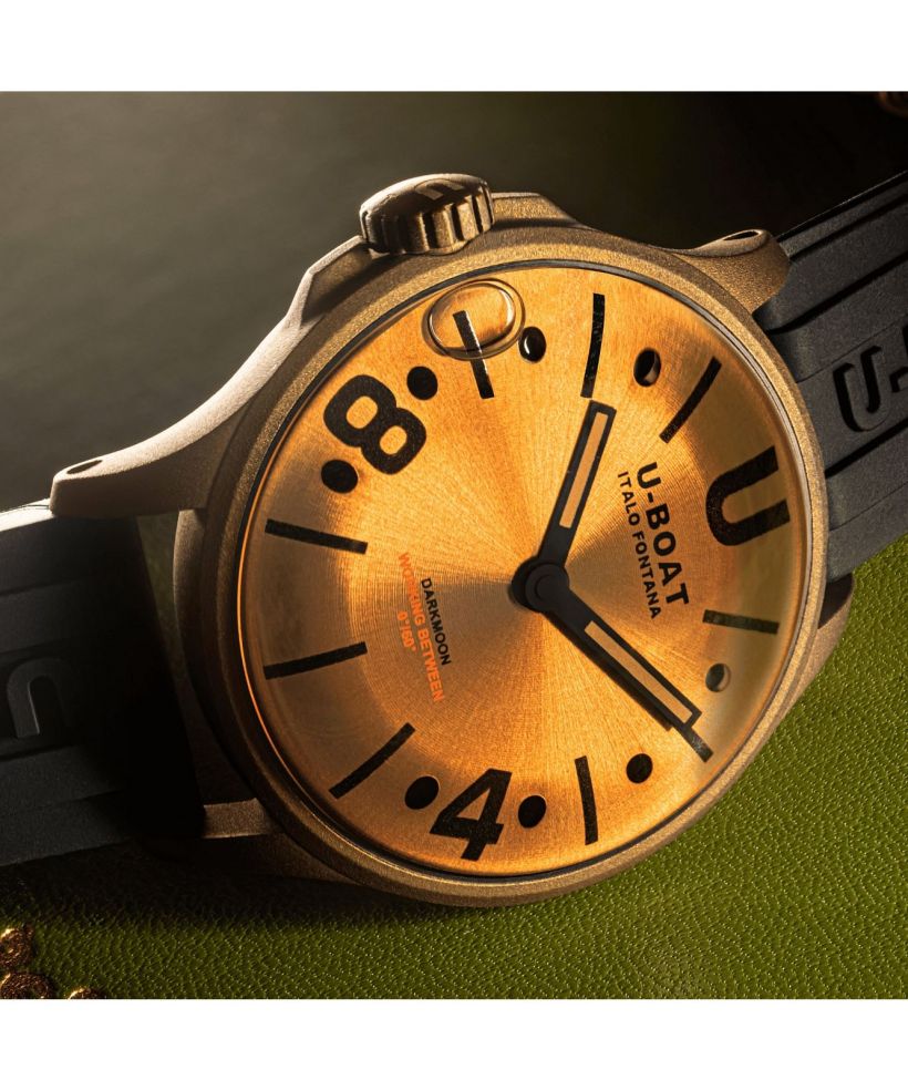Годинник Чоловічий U-Boat Darkmoon Black Vintage