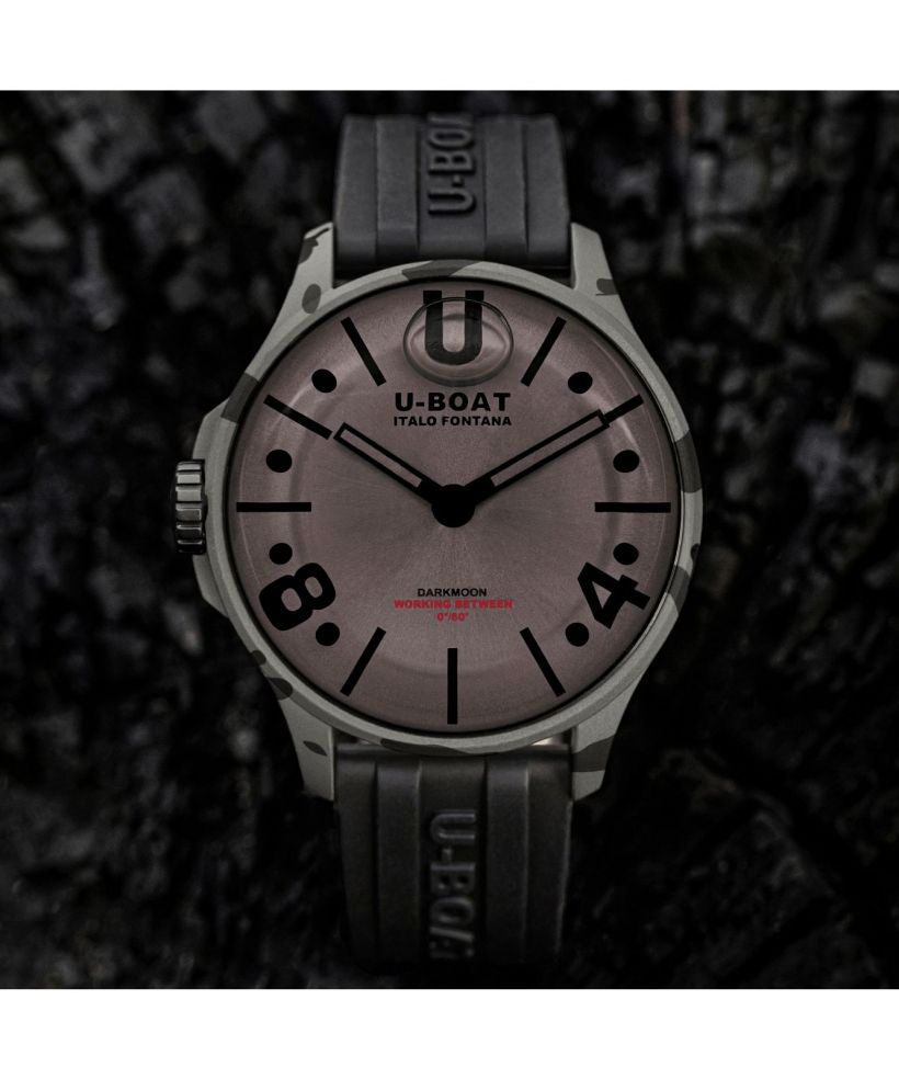 Годинник Чоловічий U-Boat Darkmoon Grey Curved Camouflage