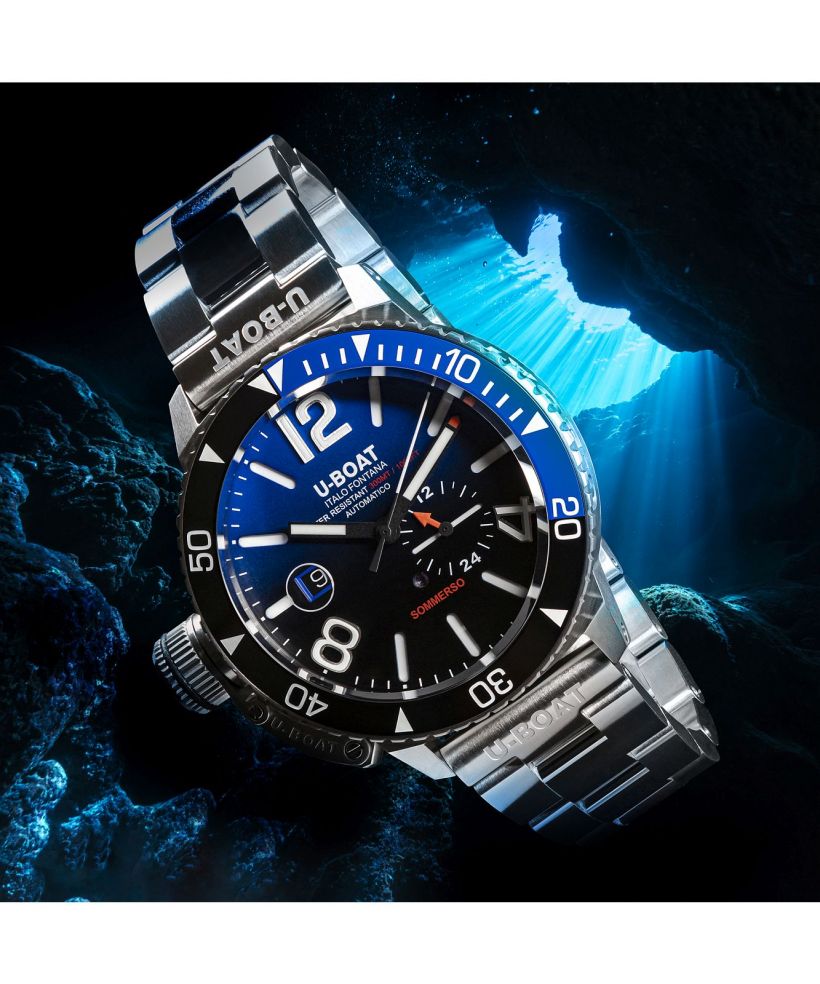 Годинник Чоловічий U-Boat Sommerso Ceramic Blue
