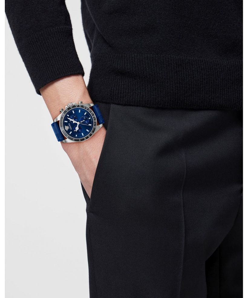Годинник Чоловічий Versace Greca Chronograph Wave