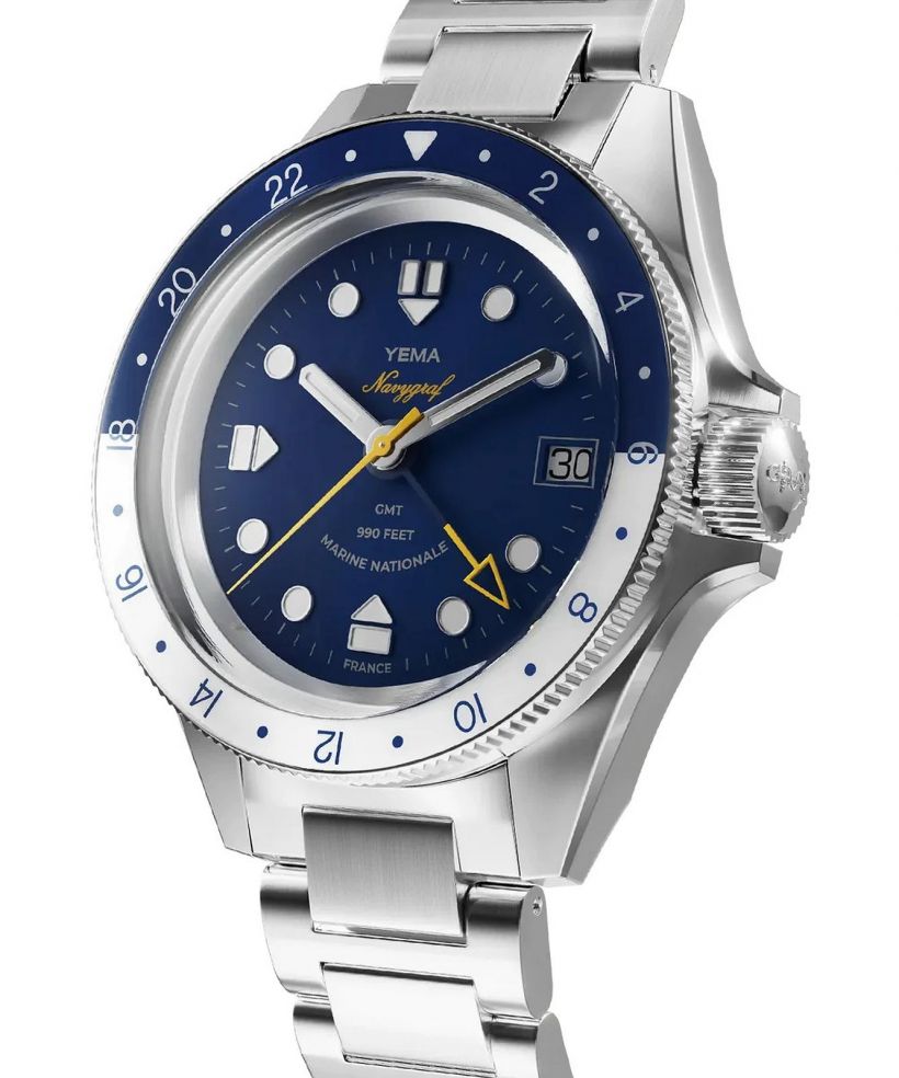 Годинник Чоловічий Yema Navygraf Marine Nationale GMT Automatic
