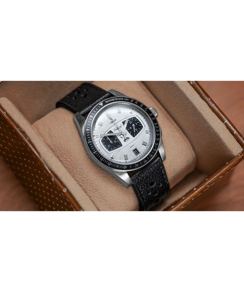 Годинник Чоловічий Yema Rallygraf Meca-Quartz II Panda