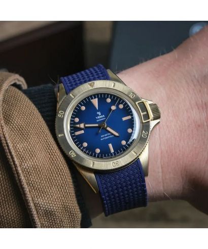 Годинник Чоловічий Yema Superman Bronze CMM.10 Blue Limited Edition