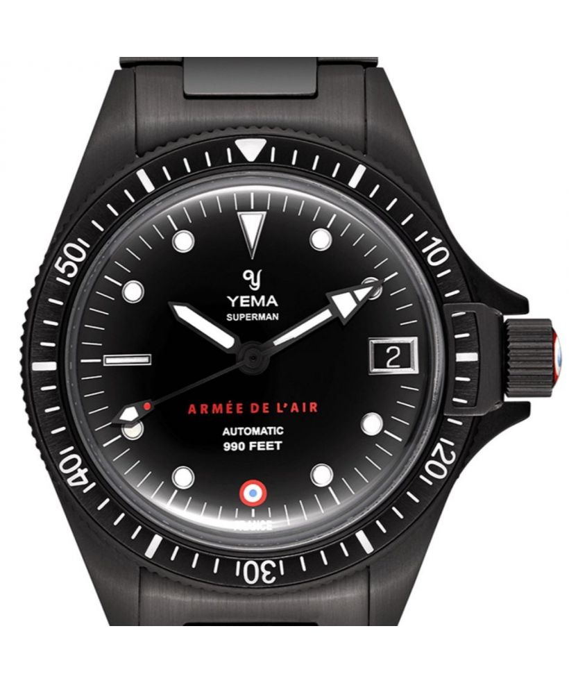Годинник Чоловічий Yema Superman French Air Force Black Limited Edition