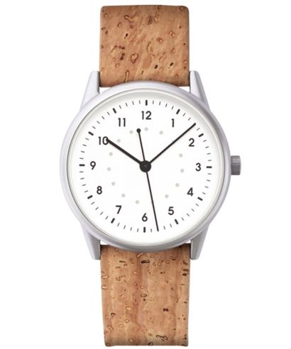 Годинник для Жінок і Чоловіків Mudita Moment NR White Cork Automatic