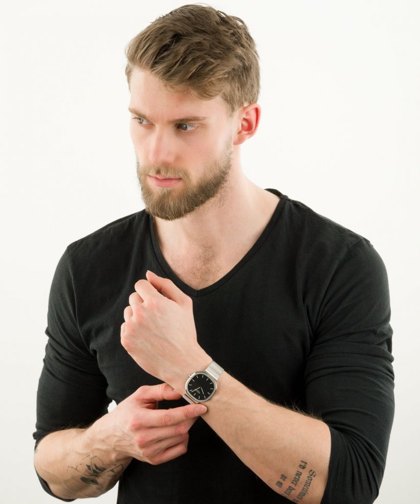 Годинник для Жінок і Чоловіків Obaku Oktant Onyx