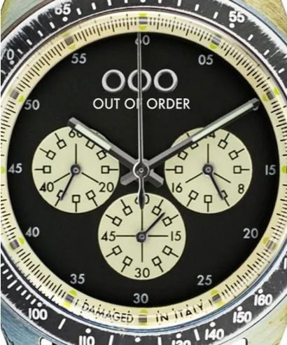 Годинник для Жінок і Чоловіків Out of Order Cronografo Palude Black