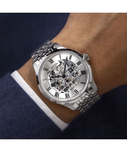 Годинник Чоловічий Rotary Greenwich Automatic Skeleton