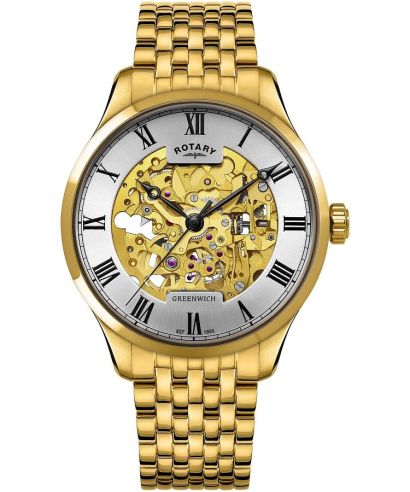 Годинник Чоловічий Rotary Greenwich Automatic Skeleton