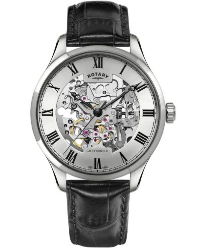 Годинник Чоловічий Rotary Greenwich Automatic Skeleton