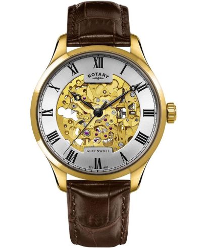 Годинник Чоловічий Rotary Greenwich Automatic Skeleton