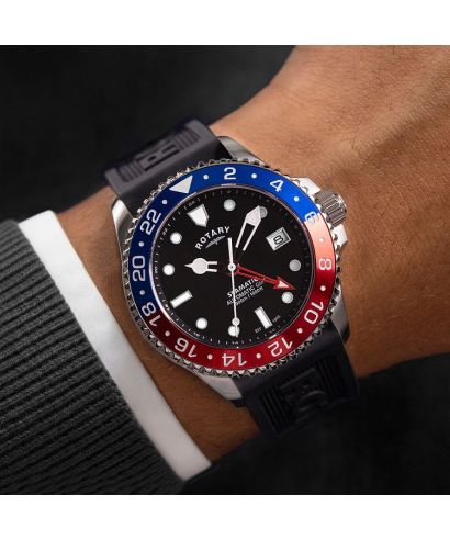 Годинник Чоловічий Rotary Seamatic GMT Automatic