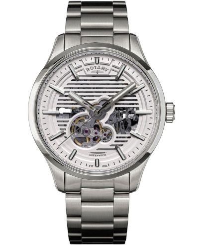 Годинник Чоловічий Rotary Greenwich Automatic Skeleton